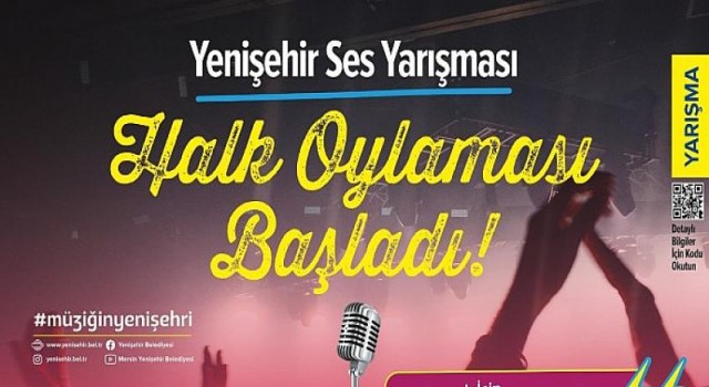 Yenişehir Ses Yarışması’nda halk oylaması başladı