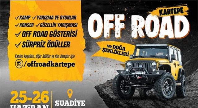 Kartepe Off-Road ve Doğa Şenliği başlıyor