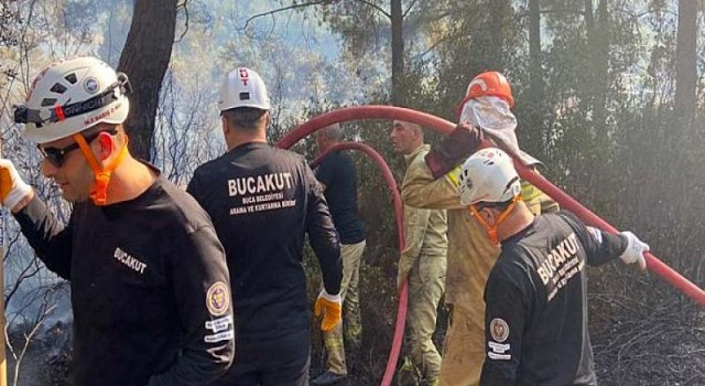 Buca’da orman yangınlarına karşı dört koldan seferberlik