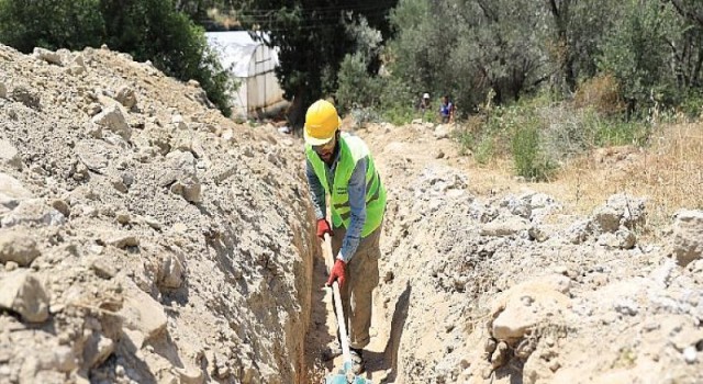 Büyükşehir’den yangın bölgesine 16 milyonluk içme suyu yatırımı