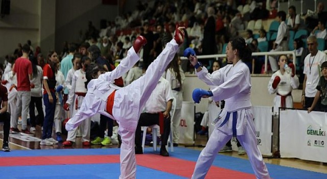 Gemlik’te 3. Uluslararası Karate Turnuvası heyecanı yaşandı