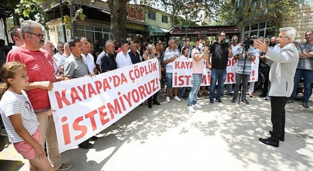 Vatandaşlardan “Kayapa’da Çöplük İstemiyoruz” mesajı