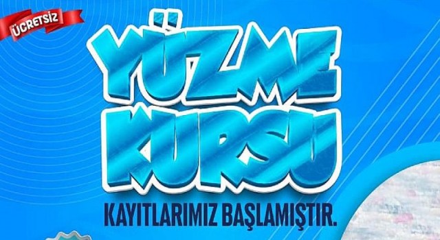 Yenişehir Belediyesinden ücretsiz yüzme kursu