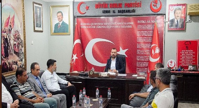 BBP’liler İzmir İl Başkanlığı’nda buluştu