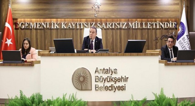 Antalya Büyükşehir Meclisi Toplandı