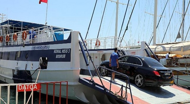 Bodrum-Datça Feribot Seferlerine Yoğun İlgi