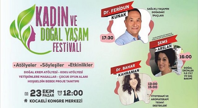 Kadın ve Doğal Yaşam Festivali başlıyor