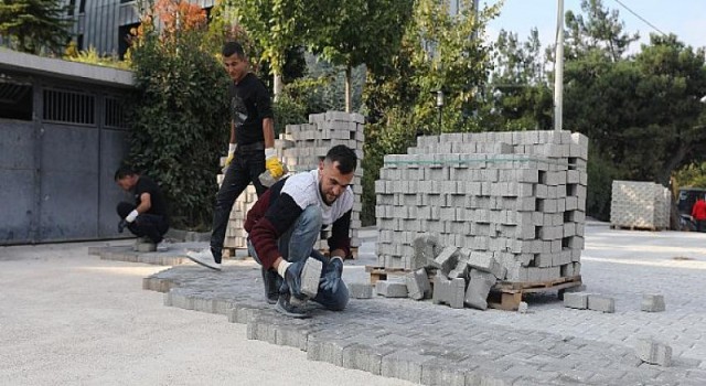 Mudanya Genelinde Beton Parke Çalışmaları Sürüyor