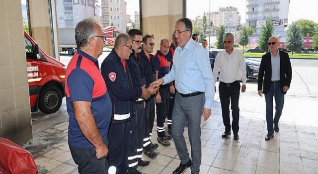 Nevşehir Belediye Başkanı Dr. Mehmet Savran, İtfaiye Haftası’nı Kutladı