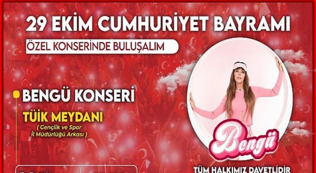 Nevşehir Belediyesi’nden 29 Ekim’e Özel Bengü Konseri