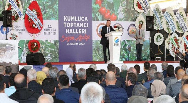 Kumluca Toptancı Halleri sezonu açtı