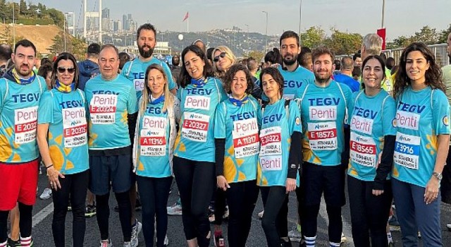 N Kolay 44. İstanbul Maratonunda; Penti TEGV İçin İyilik Peşinde Koştu