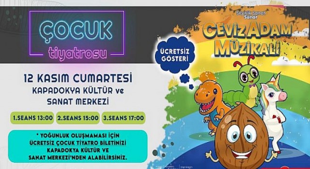 Nevşehir Belediyesi’nden Çocuklara Tatil Hediyesi