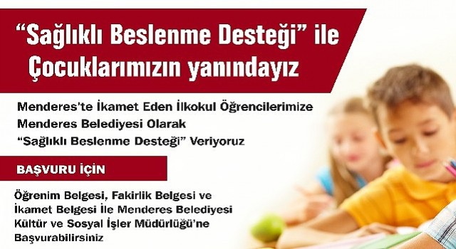 Menderes Belediyesi yüzleri güldürmeye devam ediyor