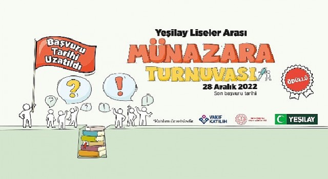 Yeşilay Liseler Arası Münazara Turnuvası başlıyor!