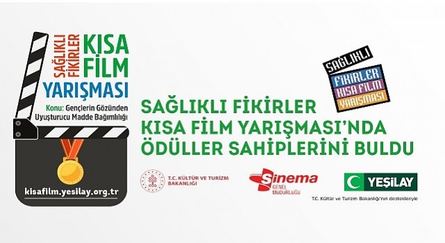 Yeşilay&#39;ın 6. Sağlıklı Fikirler Kısa Film Yarışması&#39;nın kazananları belli oldu