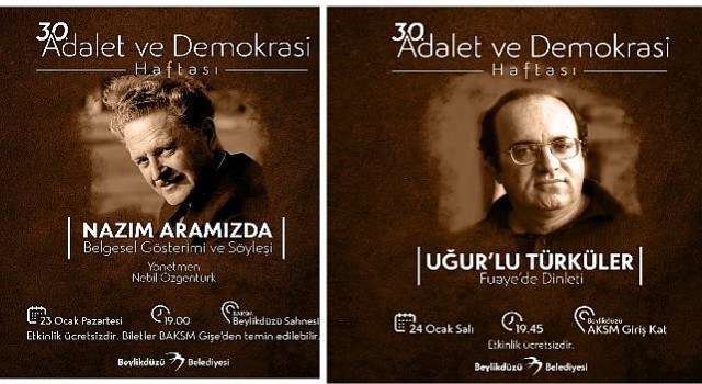 Beylikdüzü Nazım Hikmet ve Uğur Mumcu&#39;yu Anacak