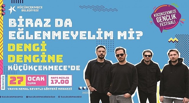 Küçükçekmece&#39;de Ücretsiz Gençlik Festivali Başlıyor