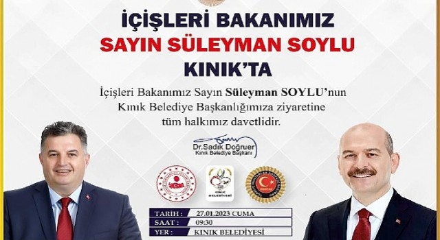 Muhtarlık Kurumunu Güçlendirme Çalıştayı Bakan Soylu&#39;nun Katılımı İle Kınık&#39;ta Gerçekleşecek