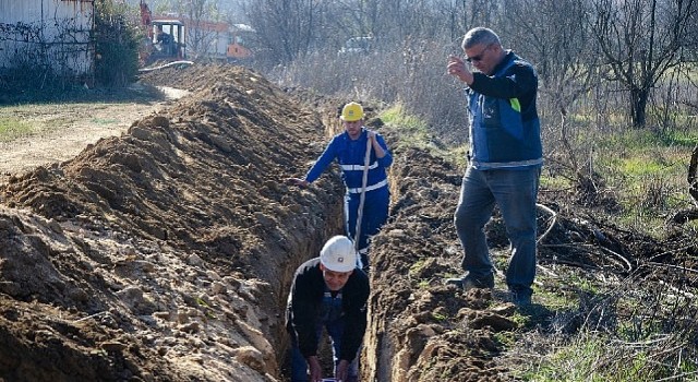 Ödemiş 39;in İlkurşun mahallesine yeni su hattı