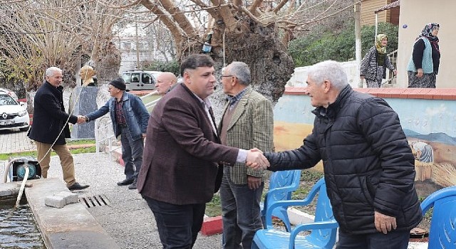 Özkan&#39;dan mahalle ziyaretlerine tam gaz devam