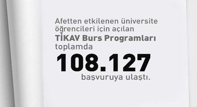 Depremden Etkilenen Öğrencilere Yönelik Akfen-TİKAV Burs Programına 108 bin 127 Başvuru Geldi