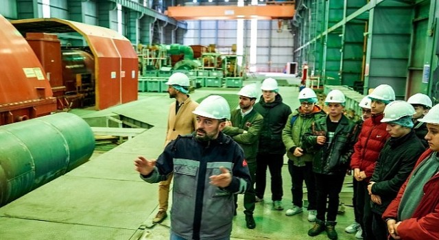 Enerjinin Yıldızları doğal gaz santralinde elektrik üretimini yerinde deneyimledi