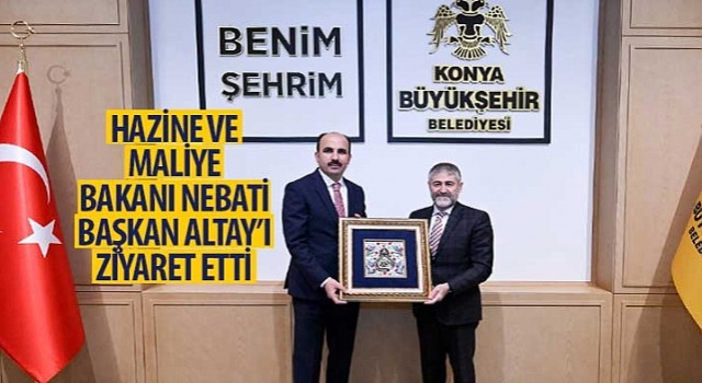 Hazine ve Maliye Bakanı Nebati Başkan Altayı Ziyaret Etti