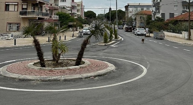 Seferihisarda Temel Cingöz Caddesi yenilendi