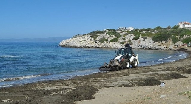 Seferihisarın plajları yaza hazırlanıyor