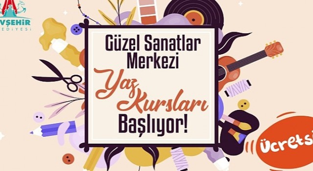 Güzel Sanatlar Merkezi Yaz Kurları İçin Kayıtlar Başladı