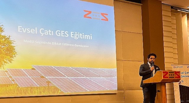 Çatılarda solar enerji çözümleri için eğitimler başladı