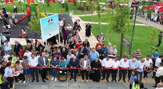 Gazi yakup kutman parkı keçiörende açıldı 