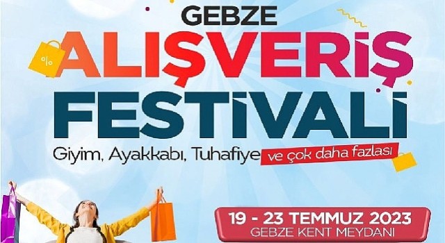 Gebze, Alışveriş Festivaliyle şenlenecek