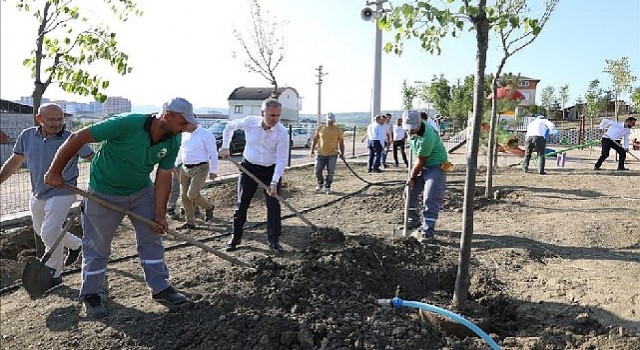 İnegölde 600. Fidan 15 Temmuz Şehitleri Anısına Dikildi