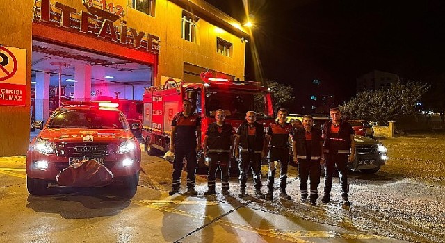 Nevşehir Belediyesi itfaiye ekipleri kemere gitti 