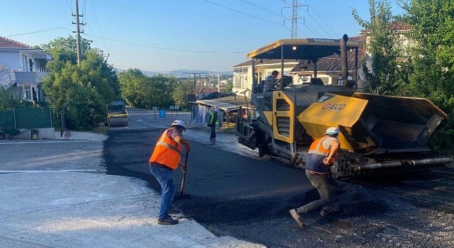 Başiskele Kahramanlar Caddesi asfaltlandı