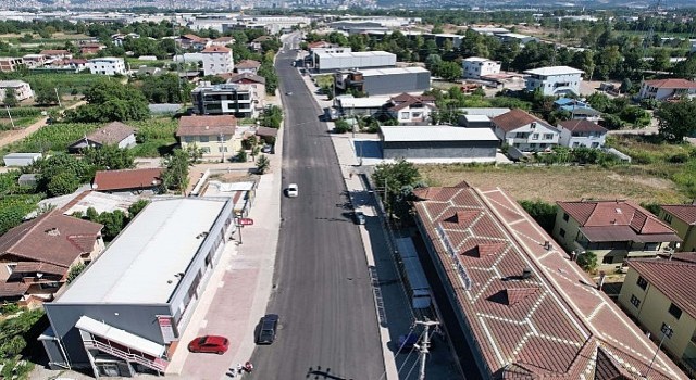 Başiskele Kullar Caddesi asfaltlandı