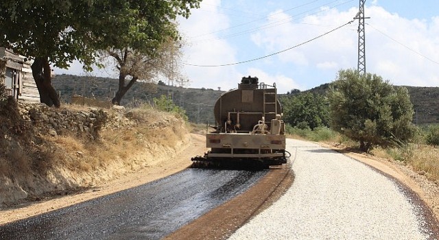 Belenobası-Gebece grup yolu asfaltında sona gelindi