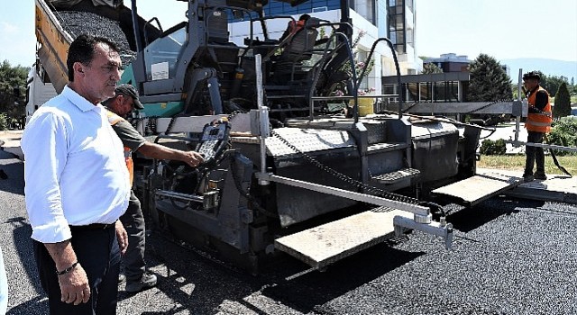 Osmangazide asfalt çalışmaları hız kesmiyor