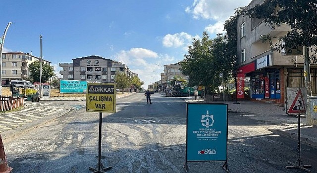 Darıca Aşık Veysel Caddesi Asfaltlandı