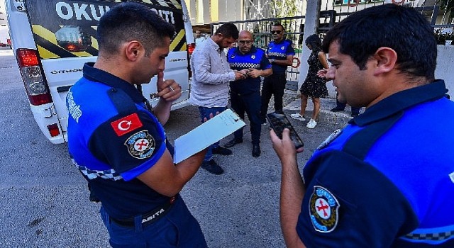 İzmir Büyükşehir Belediyesinden okul servislerine denetim