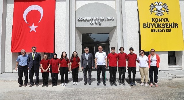 Konya Lisesi Konferans ve Spor Salonu Hizmete Açıldı