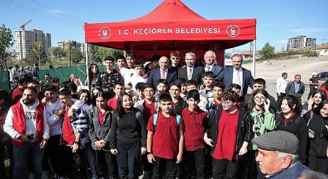 Keçiörende Lavanta Bahçesi Kapalı Spor Salonunun Temeli Atıldı