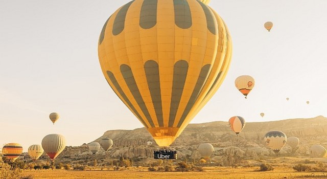 Uber;in dünyada ilk kez sunacağı Uber Balon, Kapadokya havalanıyor