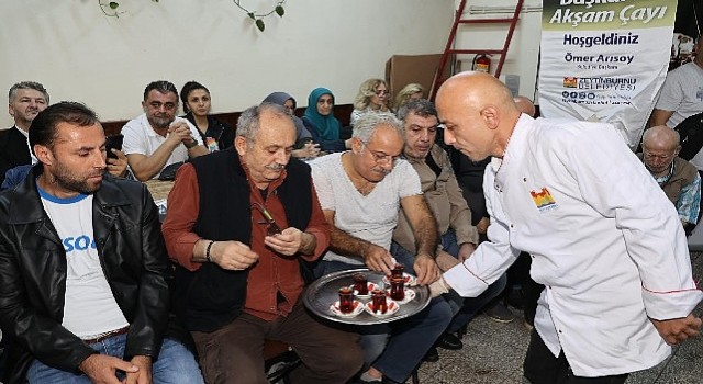 Başkanla Akşam Çayının İlk Durağı Veliefendi Mahallesi Oldu