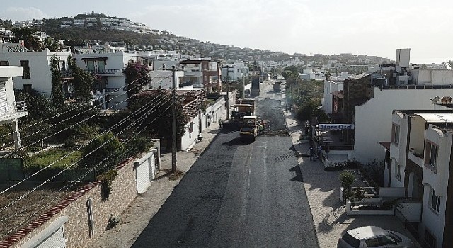 Bodrum 9 Bin Metre Sıcak Asfalt Yapıldı