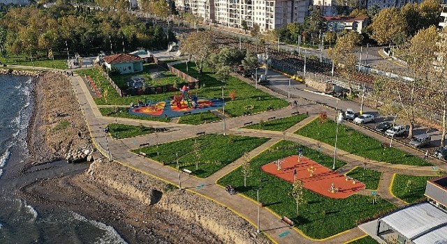 Kocaeli Büyükşehirin Yarımca sahil parkı çok güzel oldu