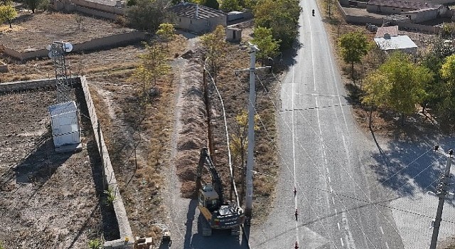 Konya Büyükşehir Çumraya Yeni Bir Su Şebeke Hattı Daha Kazandırıyor