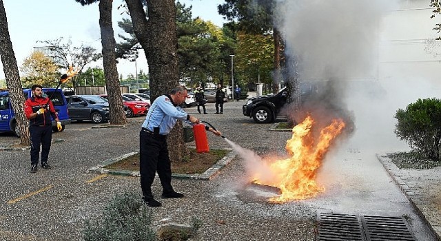 -Osmangazi Belediyesinde yangın tatbikatı